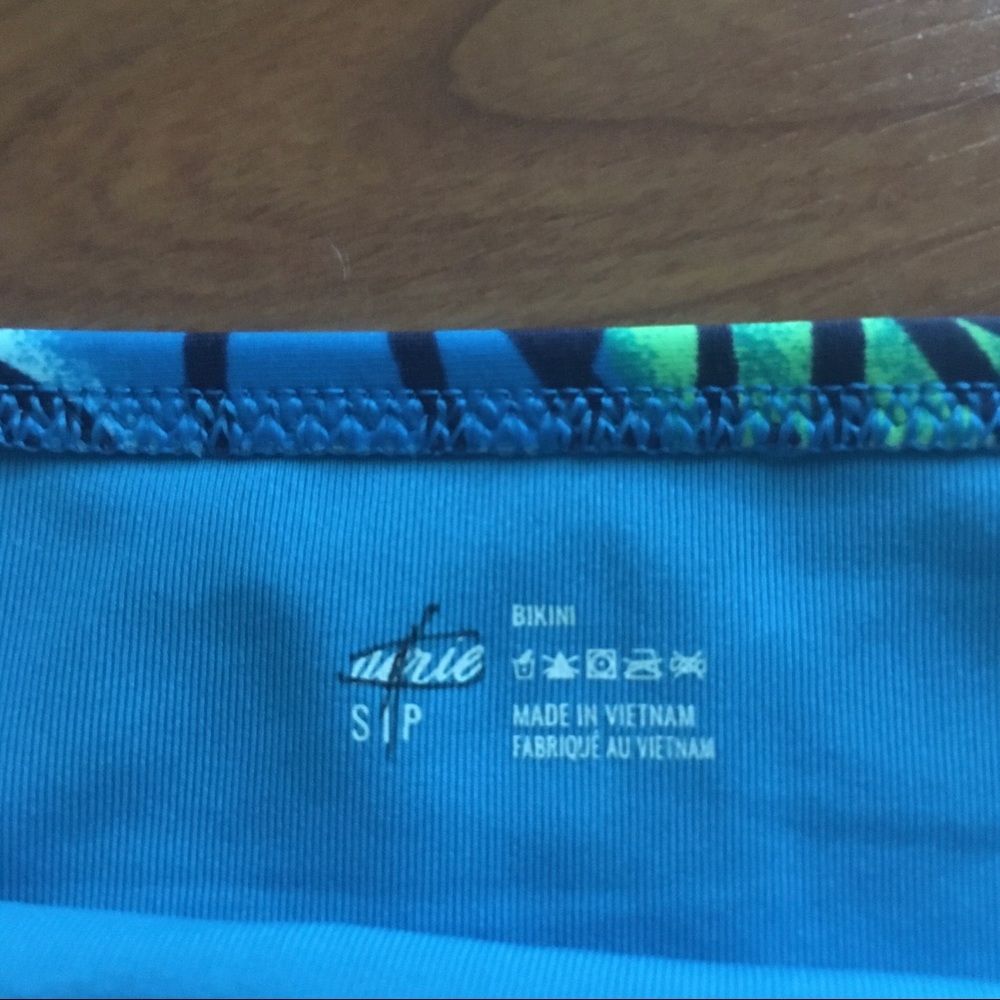 Aerie Blue Floral Bikini Bottoms - Picture 4 of 4